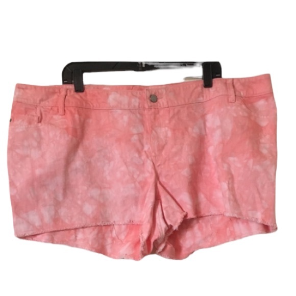 Old Navy Pants - Old navy shorts pink tie dye size 22